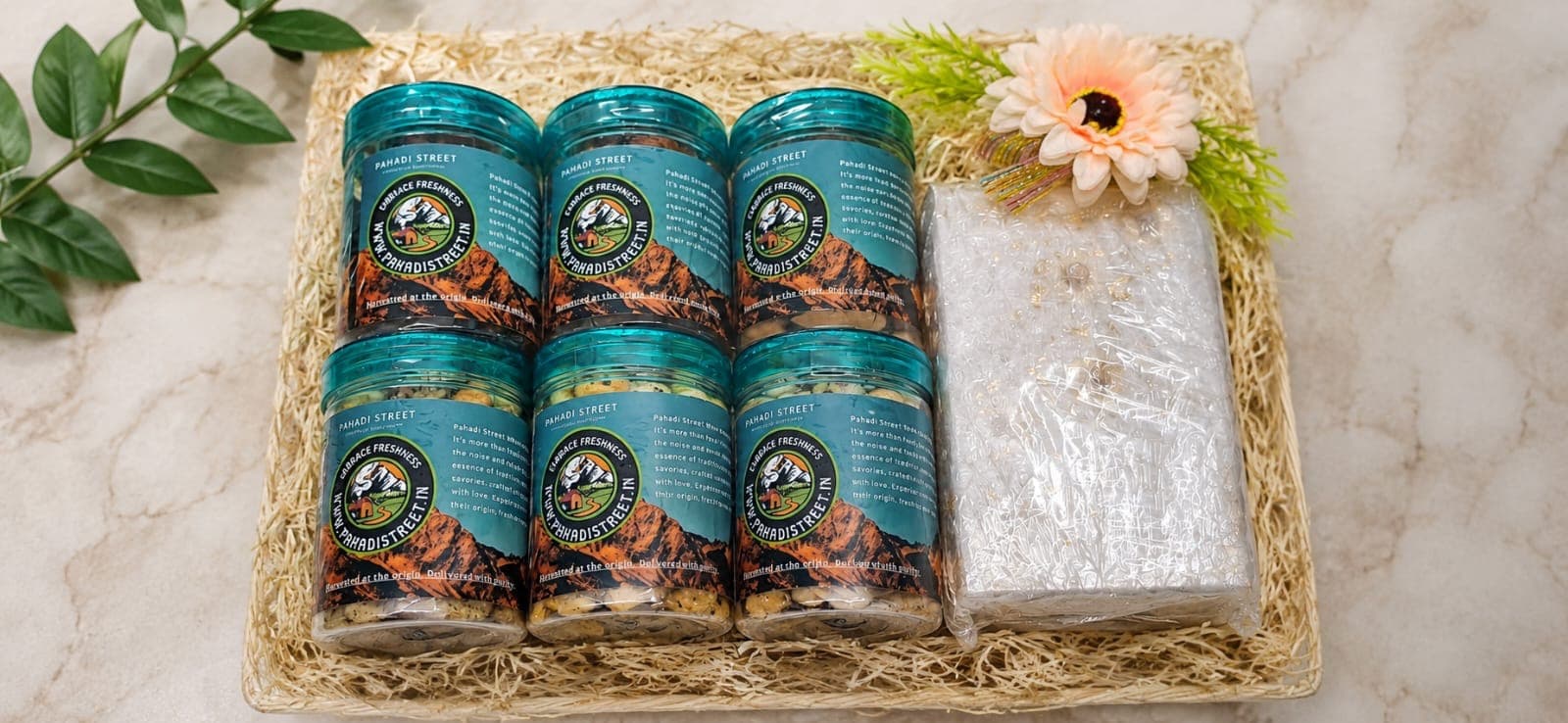 Hamper with Resin purse